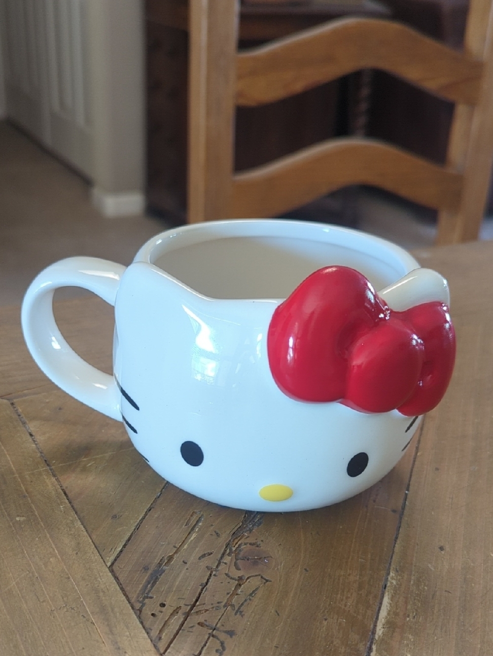 Hello Kitty Ceramic Mug with Red Bow